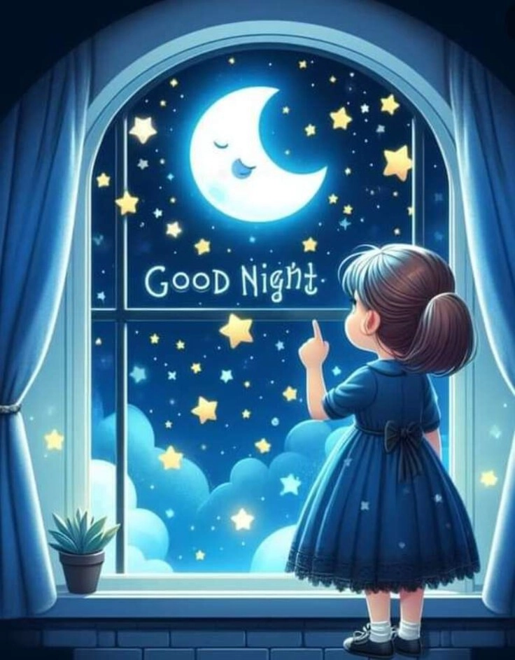 good night dp photo