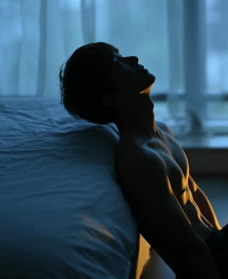 heartbroken boy dp with soft muted vibes