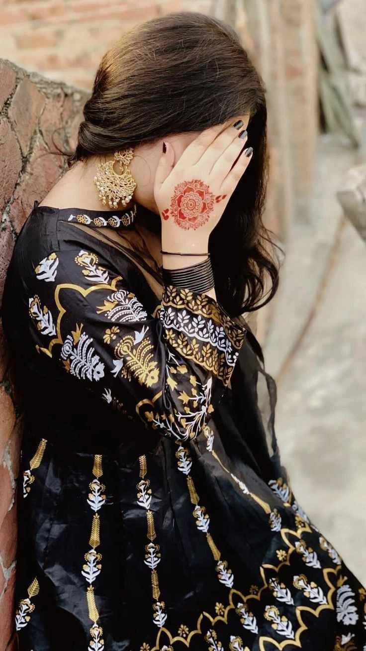 best pics for dp girl hidden face