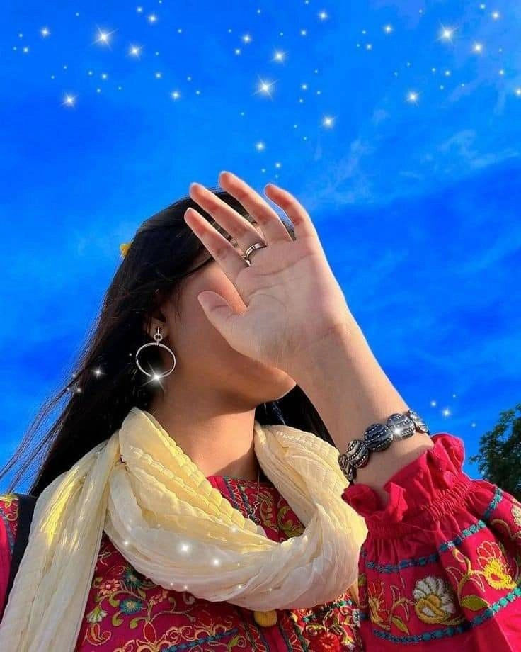 hidden face girls dp