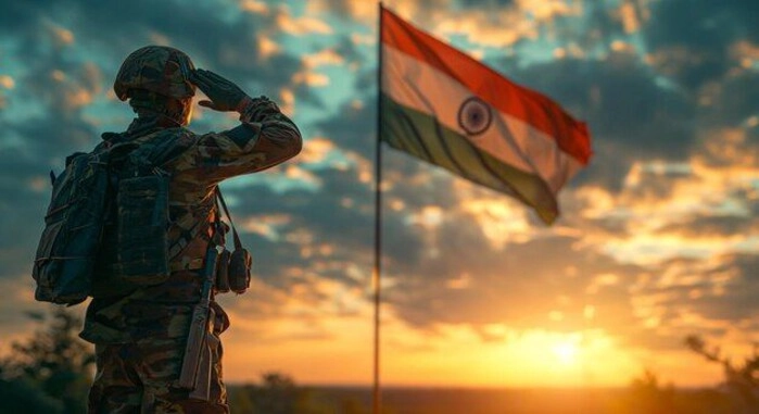 indian army sunset dp