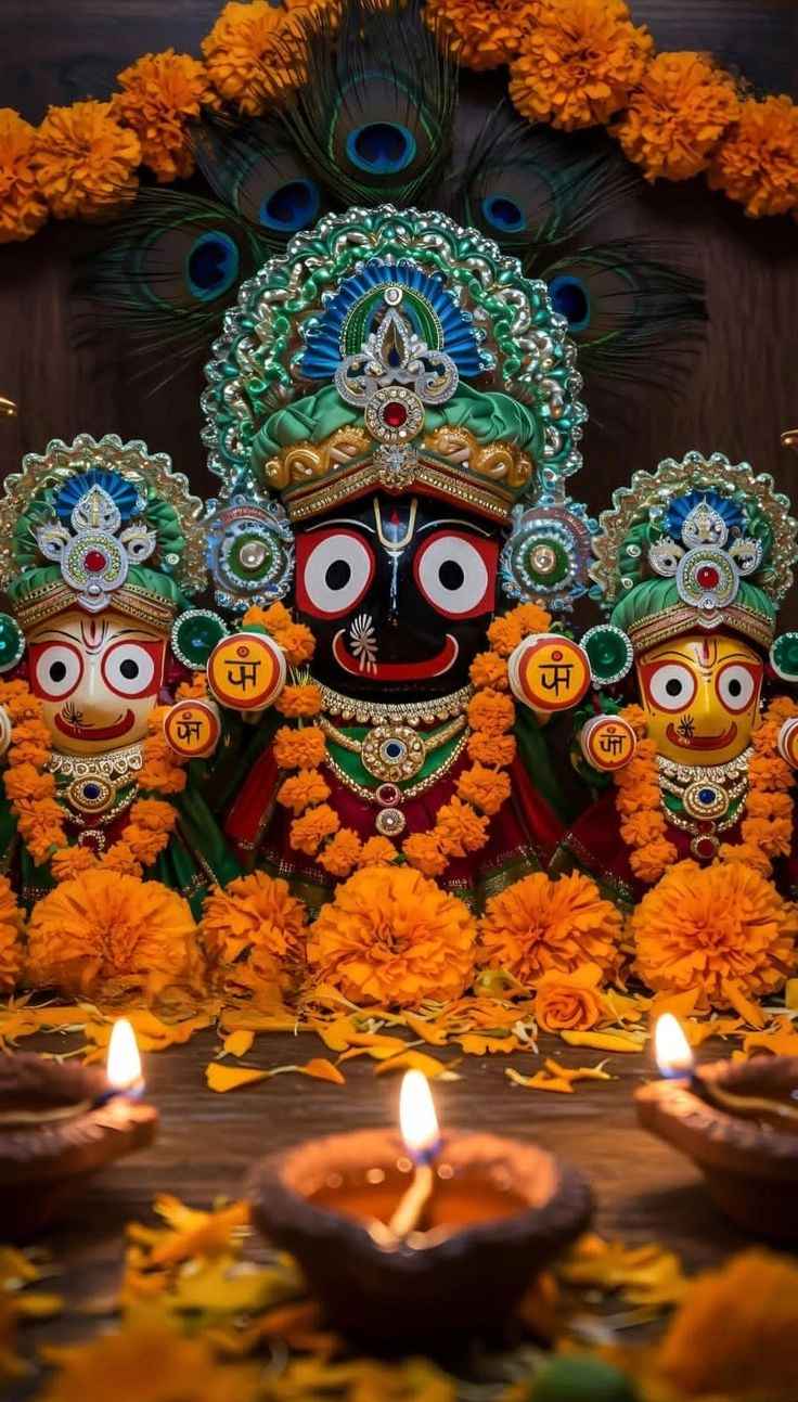 jay jagannath murti hd image