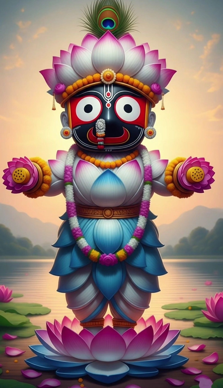 jay jagannath murti hd image