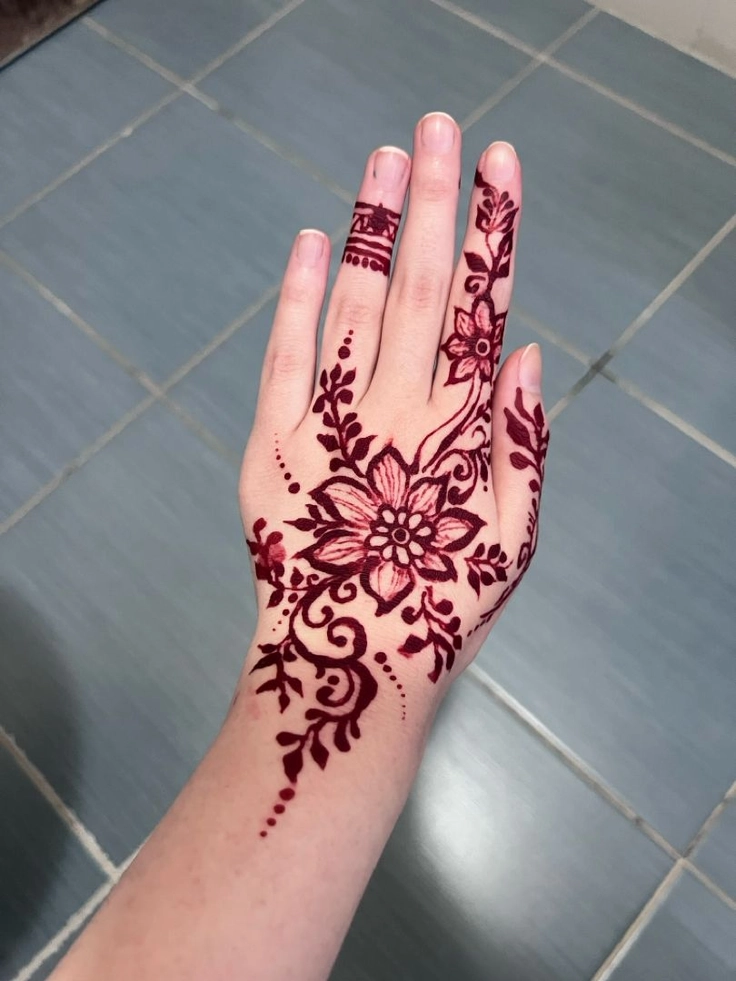 festival mehendi design for girls