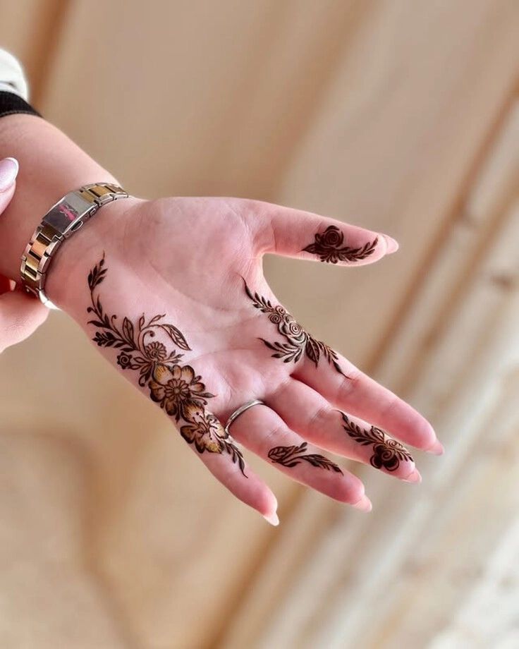 marriage mehendi designs for girls