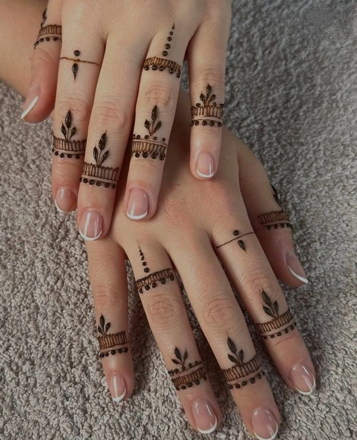 classic mehendi designs for girls
