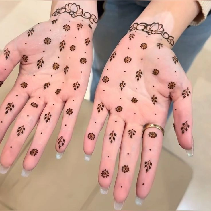 mehendi design for small girl
