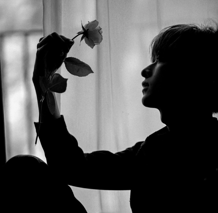 Alone mood off dp for boy