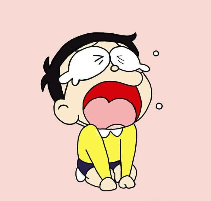 nobita happy cartoon dp