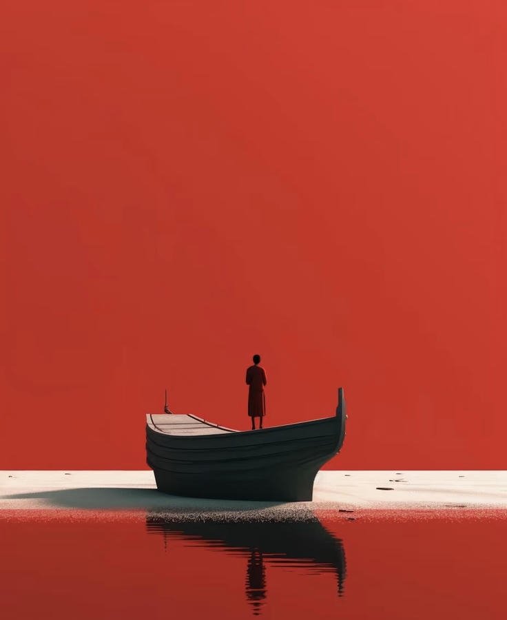 red aesthetic dp photos filled with passionate warm tones