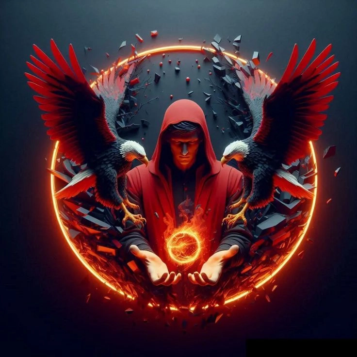 red aesthetic dp