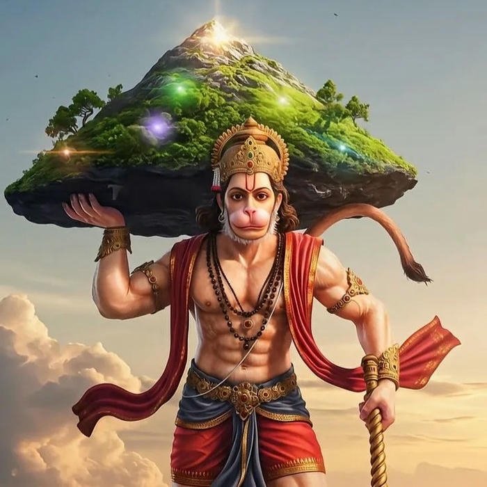 sacred Hanuman Ji WhatsApp DP