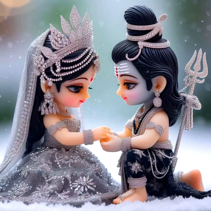 cute shiv parvati hd photo