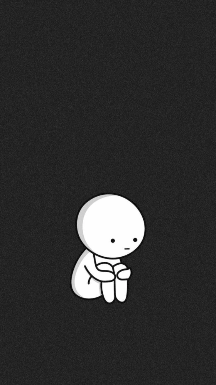 simple alone sticker dp
