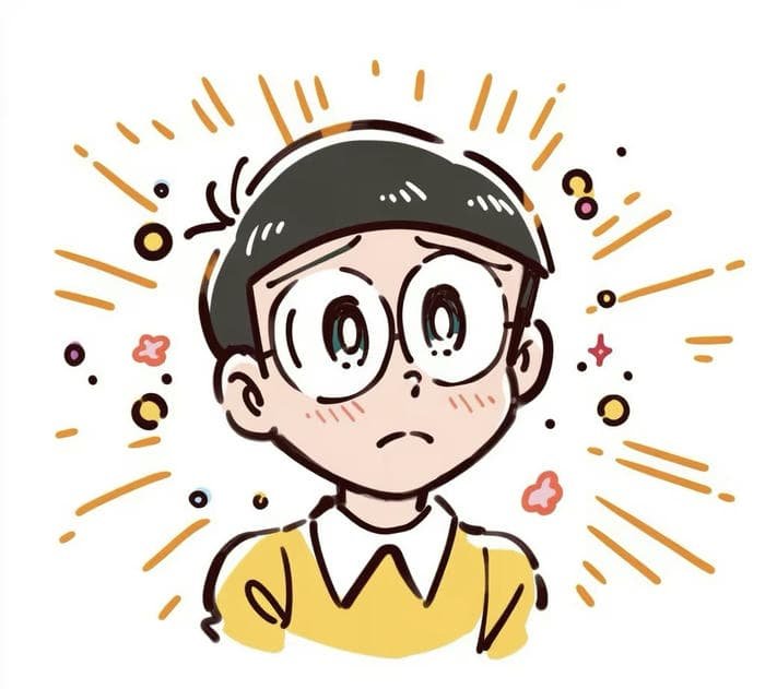 simple and cute nobita dp