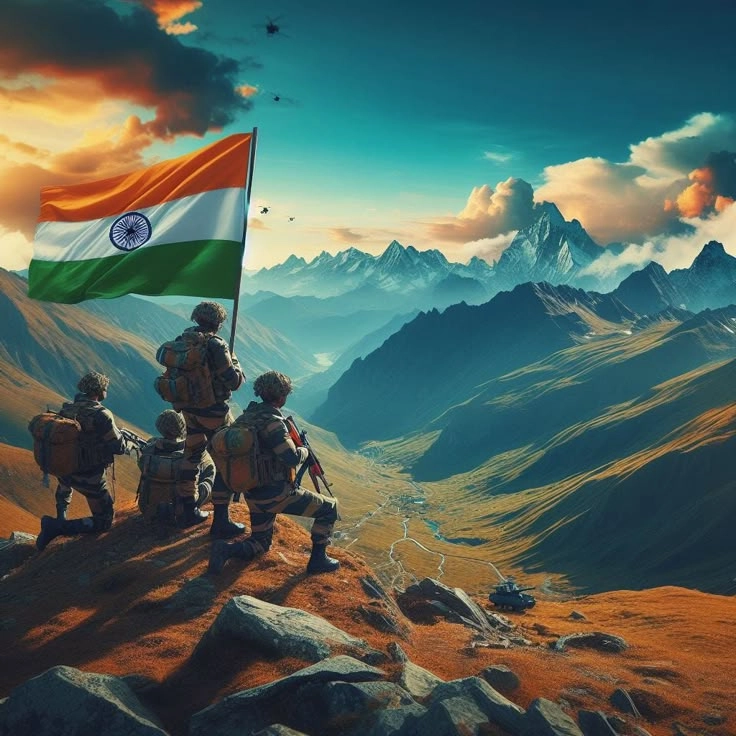 strong indian army dp