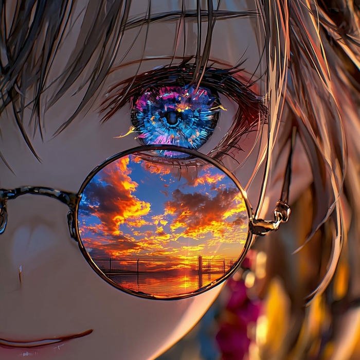 stylish Girls Eyes DP