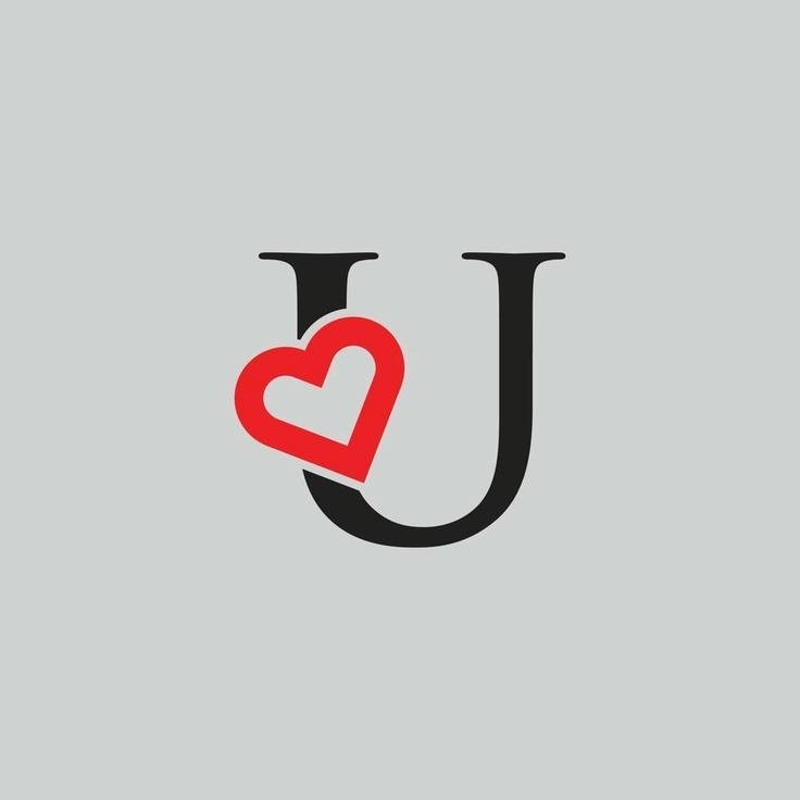 stylish u letter dp collection with bold artistic visuals