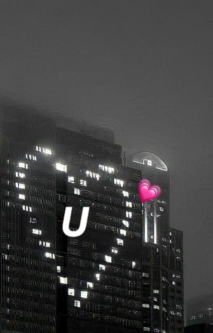 u letter images for dp with clean minimal aesthetics