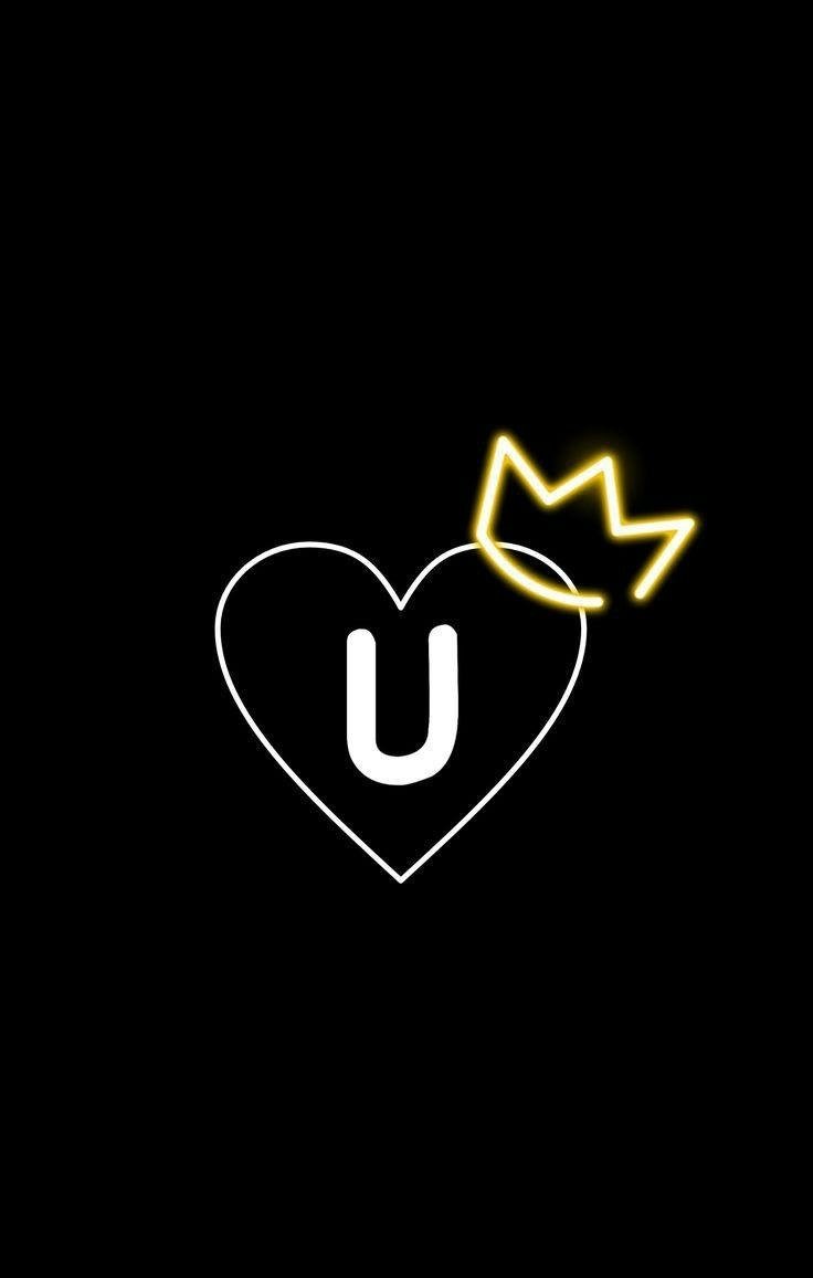 u letter profile images designed for all social platforms