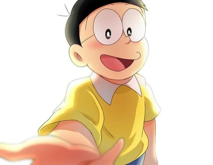 whatsapp dp nobita funny face