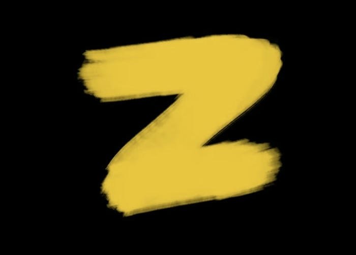 z letter cute dp image