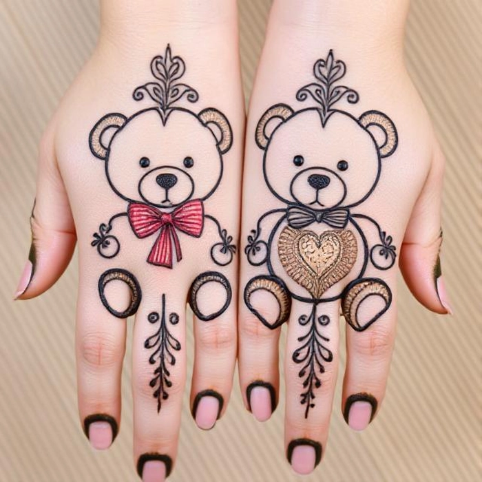 2 teddy bear