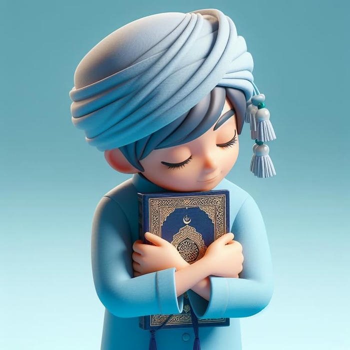 Cute Quran DP picture