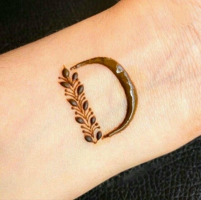 D mehndi designs creative alphabet henna for special occasions