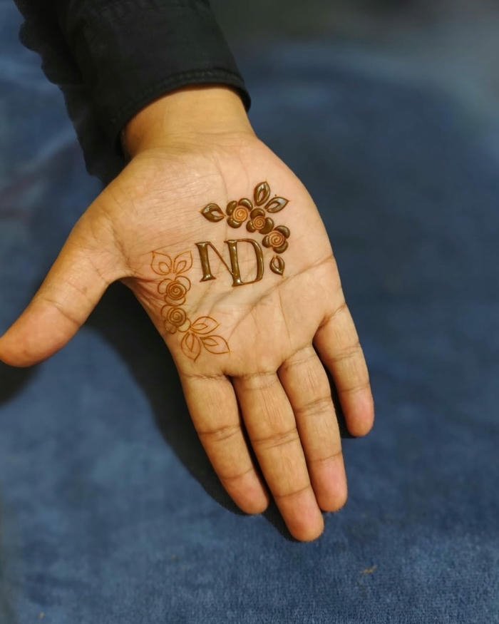 D mehndi designs modern simple pattern for daily wear