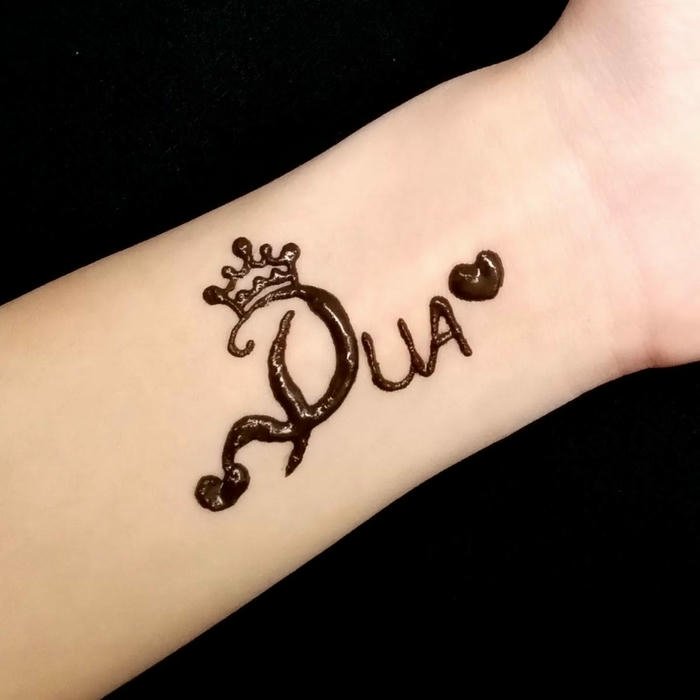 D mehndi designs simple floral pattern for hands bridal