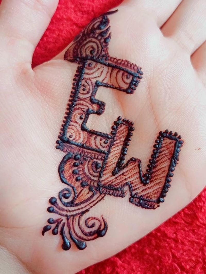 Designs E mehndi bridal hand inspiration