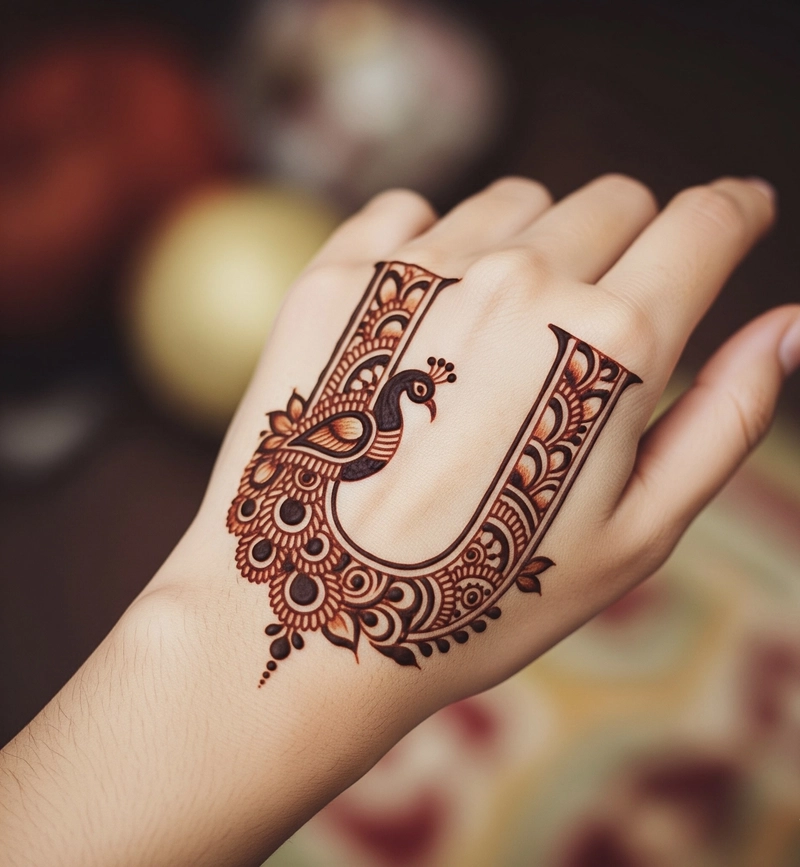 Pic mehndi design u
