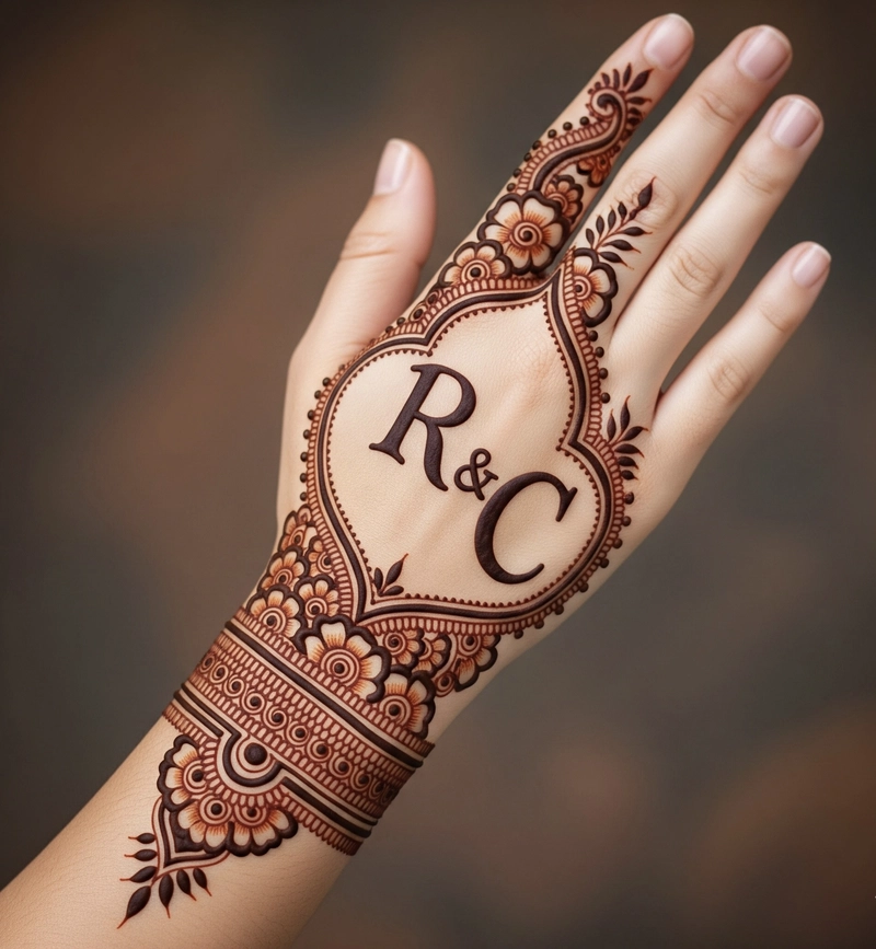 R c mehndi design