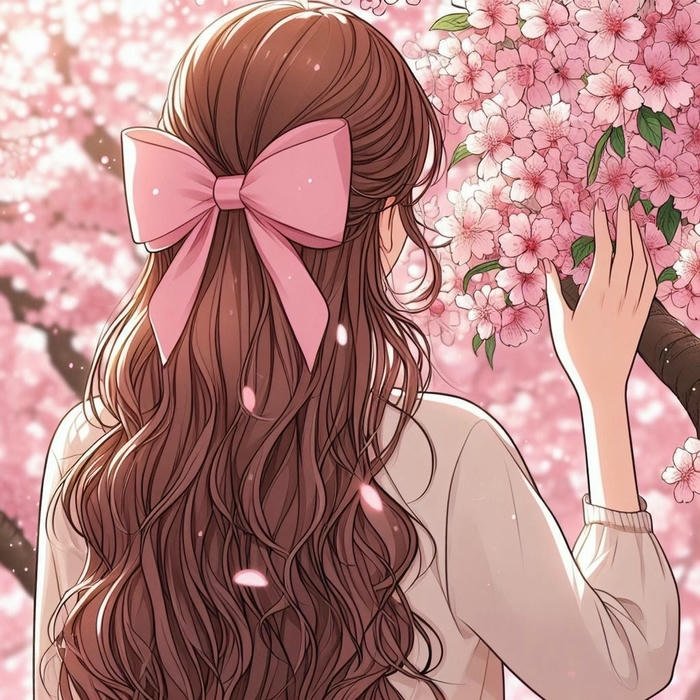 Simple Cute Pink DP profile