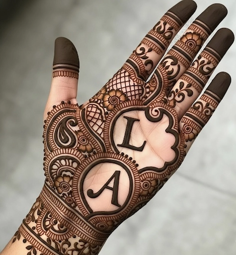 a l mehndi design