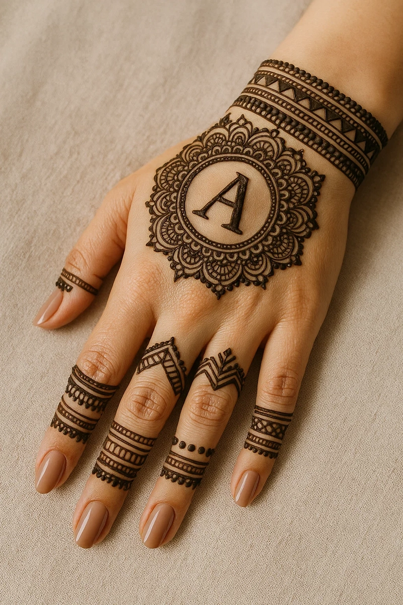 a name mehndi design pc