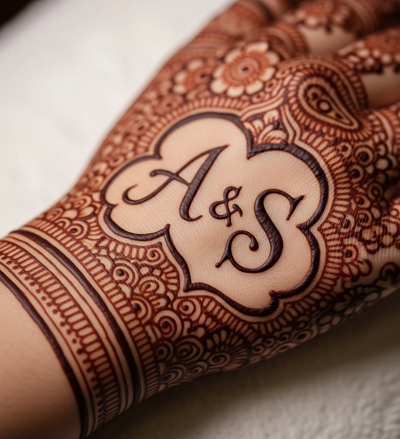 a s mehndi design