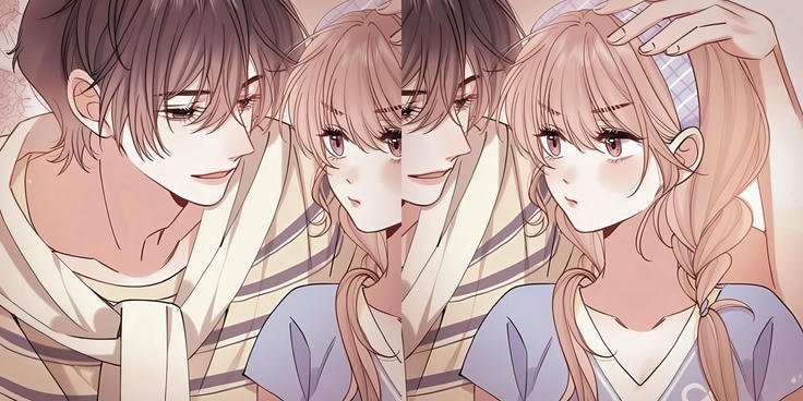 aesthetic anime couple images reflecting pure emotional connection