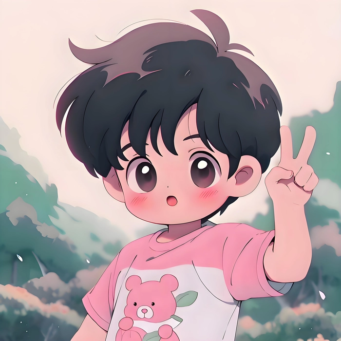 aesthetic cartoon for boy