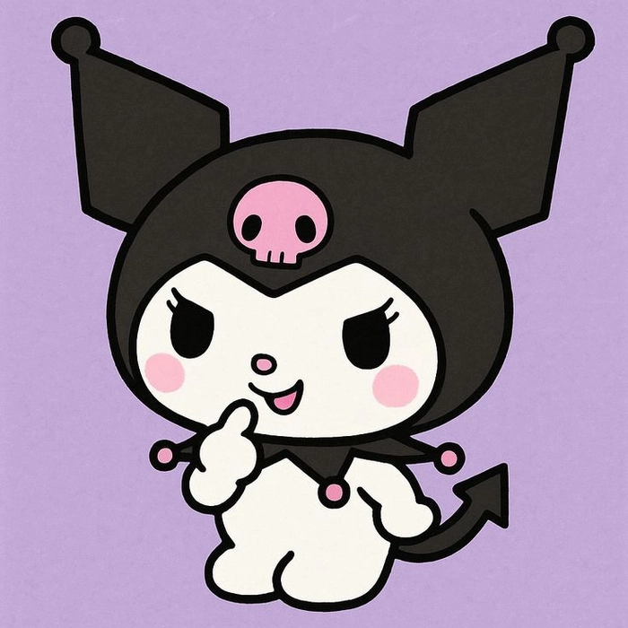 aesthetic kuromi pfp