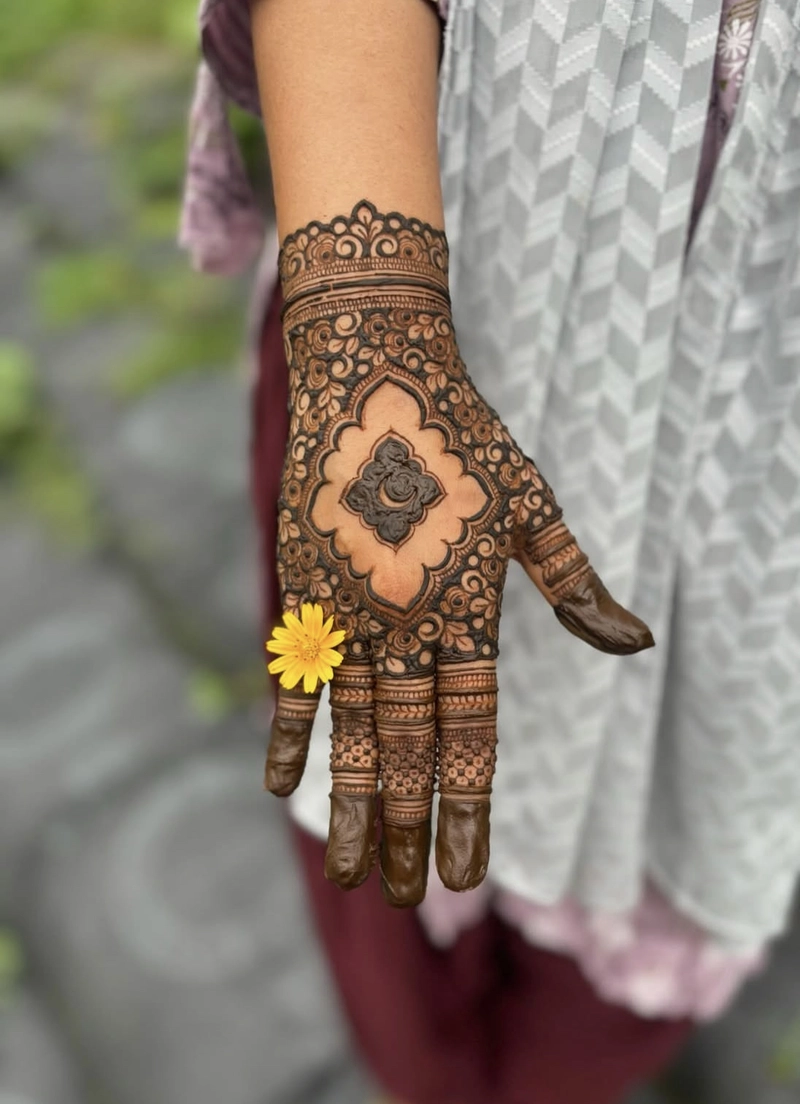 aesthetic mehndi design back hand arabic easy and beautiful