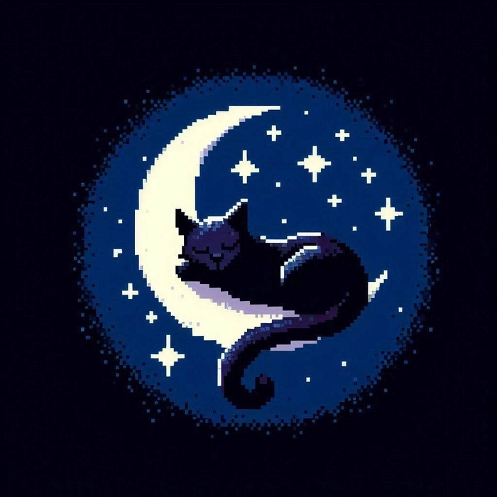 aesthetic moon art
