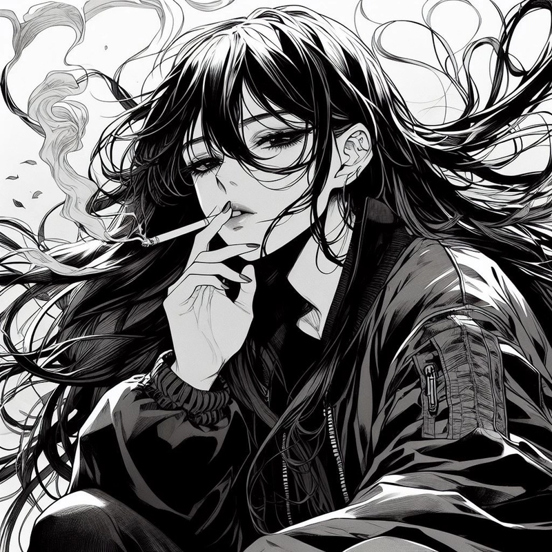 aesthetic smoking dp