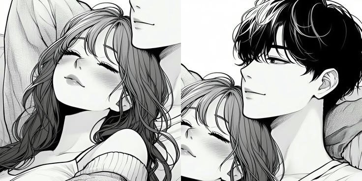 anime couple photos capturing soft tender love for instagram