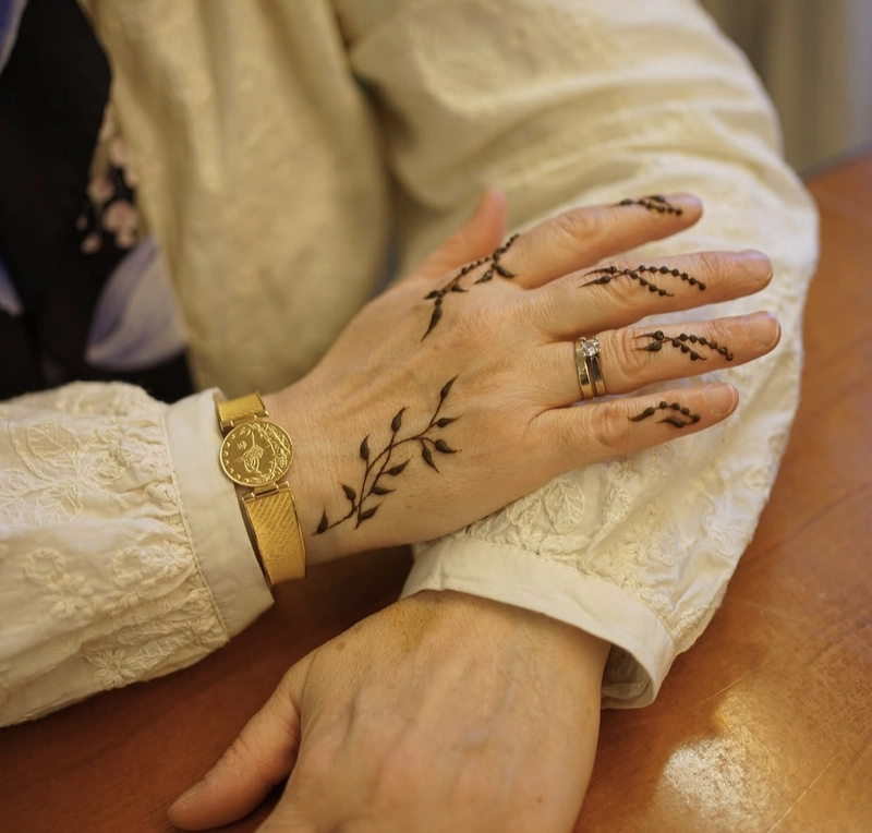 arabic mehndi design only fingers