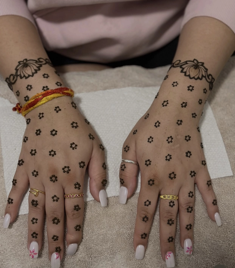 arabic mehndi designs floral