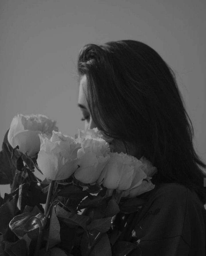 black flowers dp