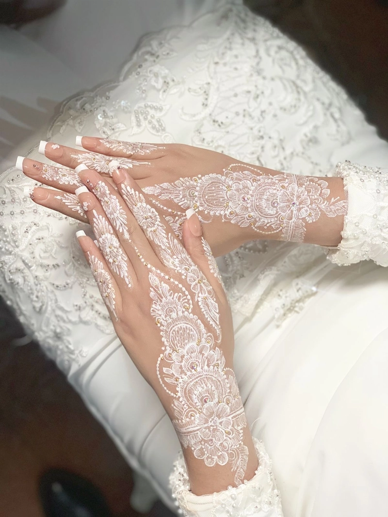 bridal stylish mehndi back hand mehndi design arabic