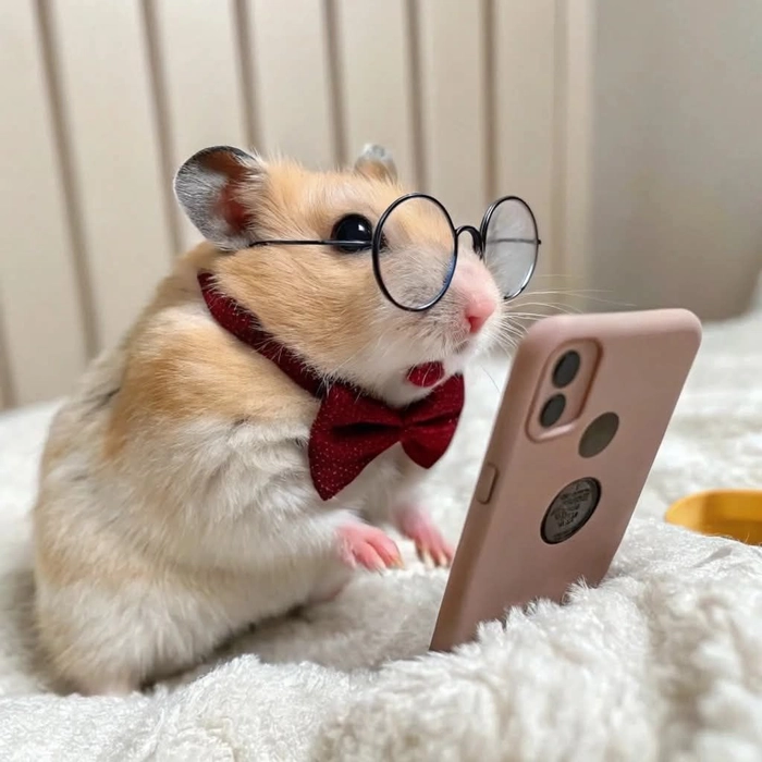 busy hamster pfp